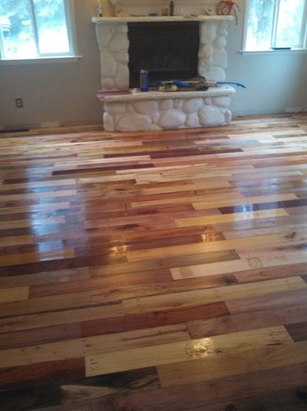 Pallet Wood Floor