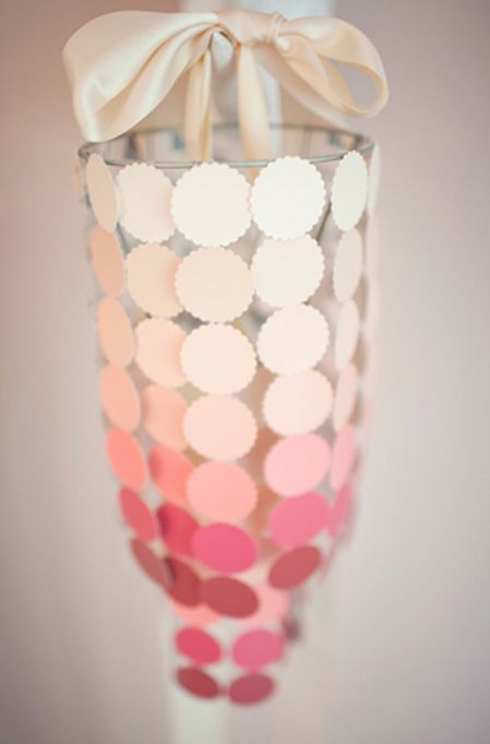 Paint Swatch Chandelier