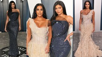 Oscary 2020. Kim Kardashian i Kylie Jenner walczą o tytuł najlepiej podkreślonych krągłości (ZDJĘCIA)