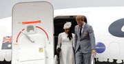 Samolot Harry'ego i Meghan musiał przerwać lądowanie. Na pasie był inny samolot