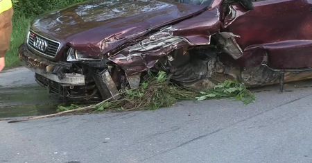 Wypadek w Grabowie w województwie lubelskim