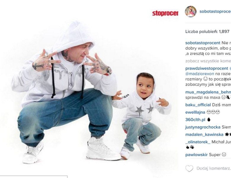 Raper Sobota z synem