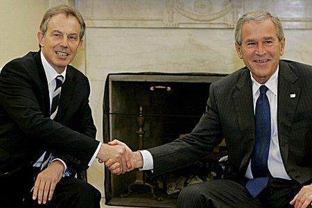Bush i Blair: wysłać wojska ONZ do Libanu