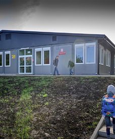 Kontenerowa szkoła w Kazimierzu Dolnym