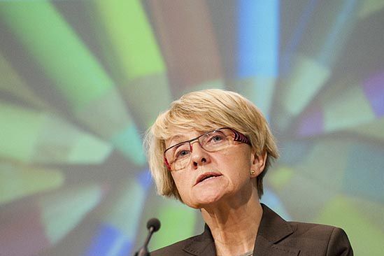 Huebner złożyła rezygnację ze stanowiska komisarza UE