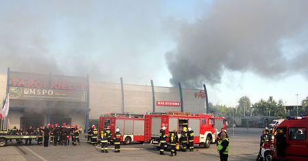 Pożar w Kielcach