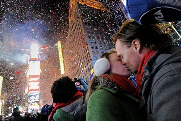 Nowy Rok na nowojorskim Times Square