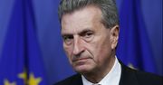 Oettinger obraził Chińczyków, kobiety i mieszkańców belgijskiej Walonii. "Tak mi się tylko wymsknęło"
