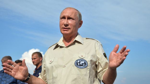 Putin na Krymie w 2015 r.