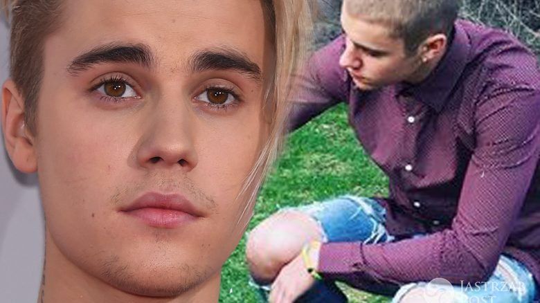 Justin Bieber w nowej fryzurze pozuje z tygrysem