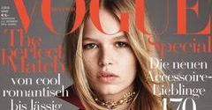 Anna Ewers na okładce "Vogue Germany"