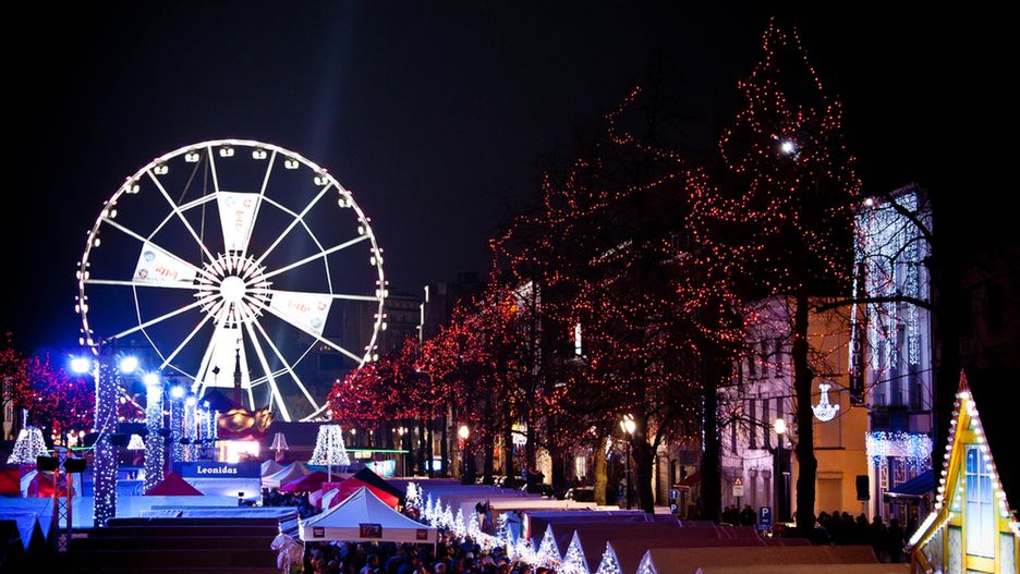 Jarmark świąteczny w Brukseli 
