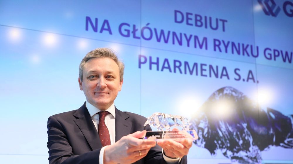 Konrad Palka pełni funkcję prezesa Pharmeny od początku powstania spółki.