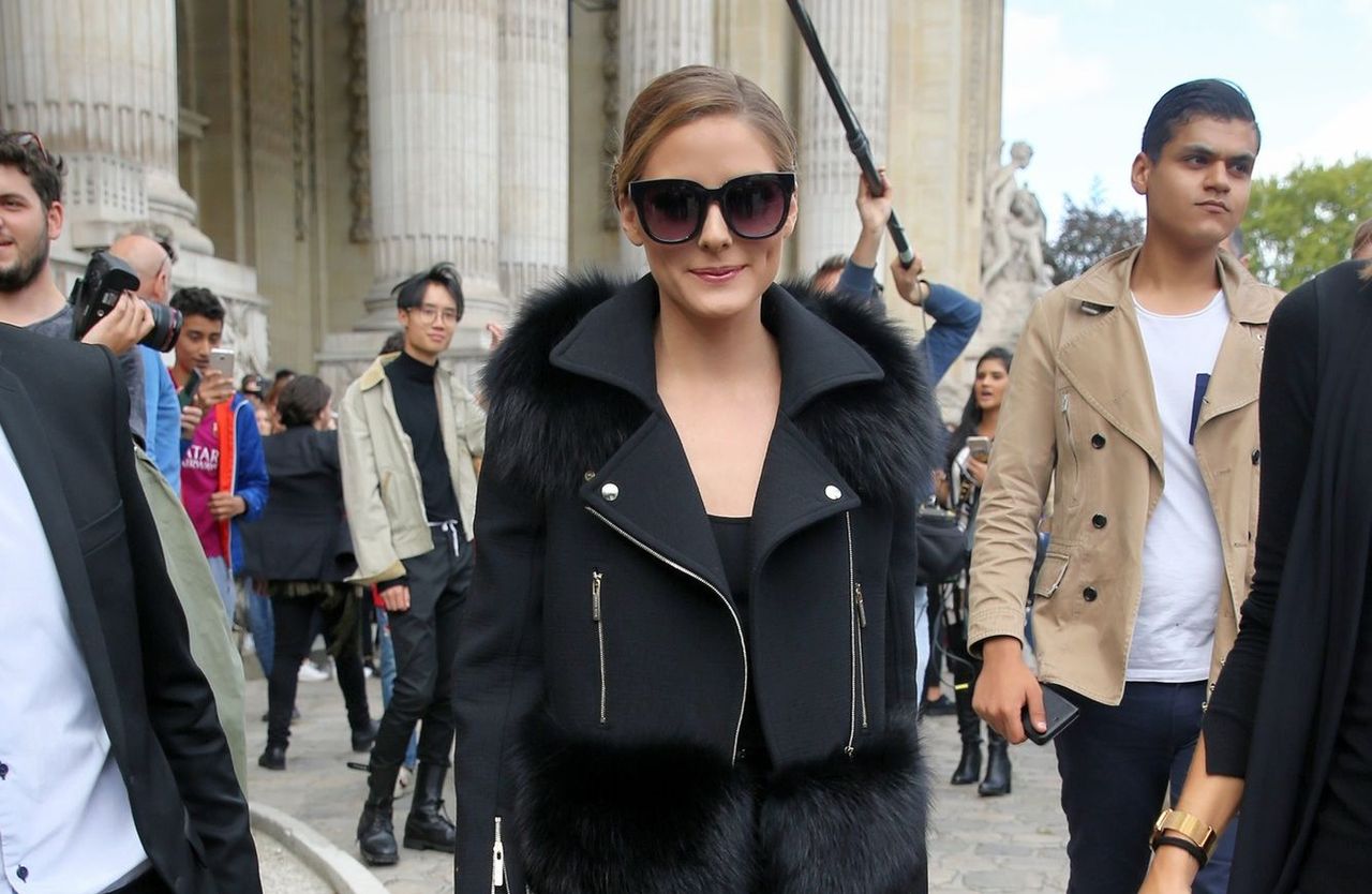 Olivia Palermo w stylowej jesiennej stylizacji. Ten look łatwo skopiować