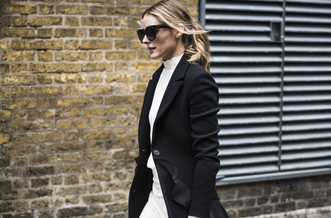 LOOK OF THE DAY: Olivia Palermo w czerni i bieli