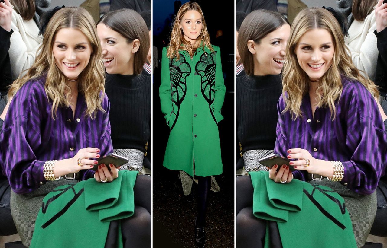 LOOK OF THE DAY: Olivia Palermo w płaszczu Elie Saab