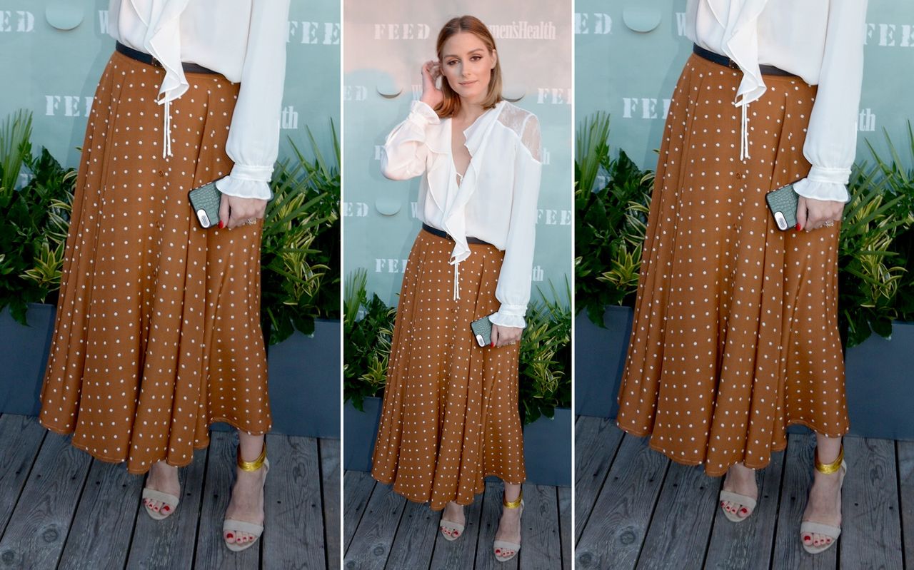 LOOK OF THE DAY: Olivia Palermo w modnych groszkach