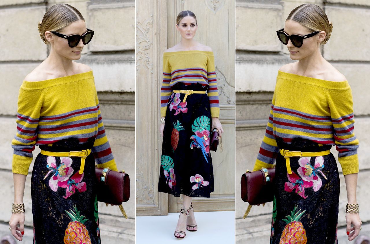 LOOK OF THE DAY: Olivia Palermo w kolorach Valentino