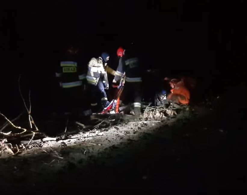 Dramatyczna akcja ratowania mężczyzny. Cud, że ktoś go usłyszał