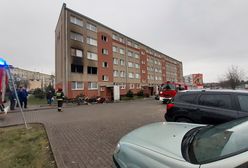 Zambrów. Wybuch butli z gazem. Eksplozja i płomienie sięgające czwartego piętra