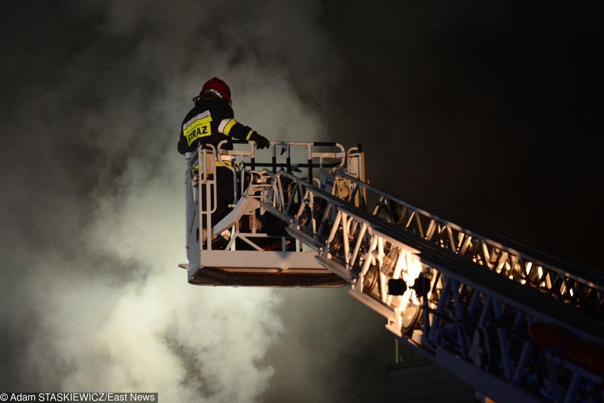 Pożar w Lublinie. Ewakuowano ponad 100 osób