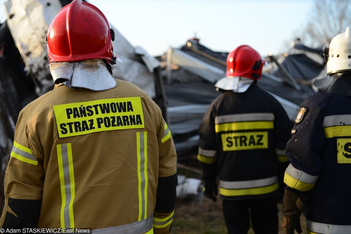 Tragedia na S1. Tir wpadł do rowu, zginął człowiek