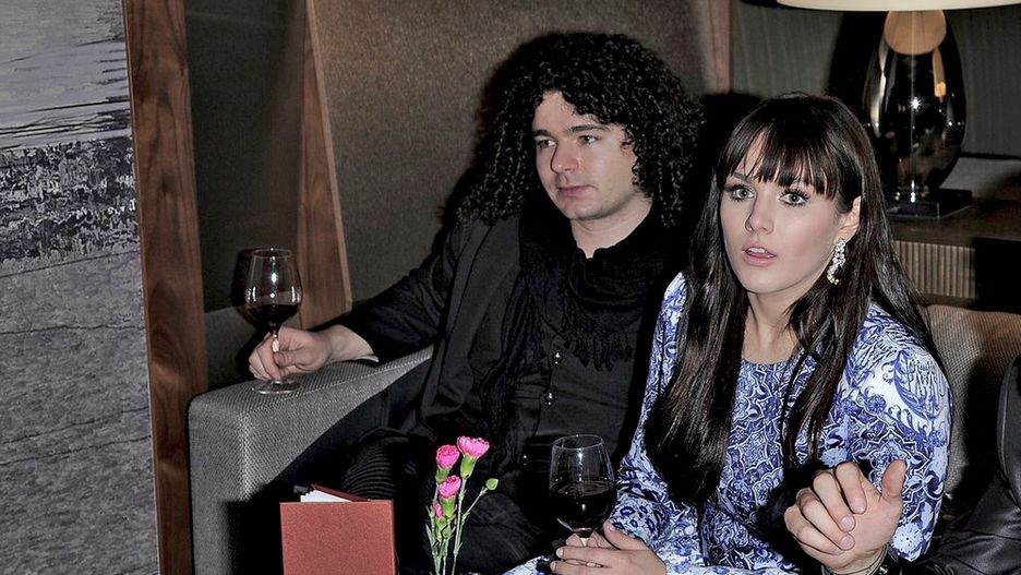 Na zdjęciu z partnerem, a obecnie mężem Martinem Chrobotem