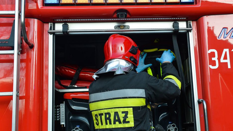 Wieluń. 48-latek zginął w pożarze