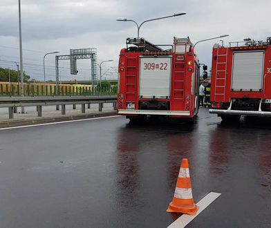 Wypadek na ekspresówce w Warszawie. Są utrudnienia w ruchu