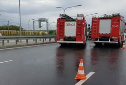 Wypadek na ekspresówce w Warszawie. Są utrudnienia w ruchu