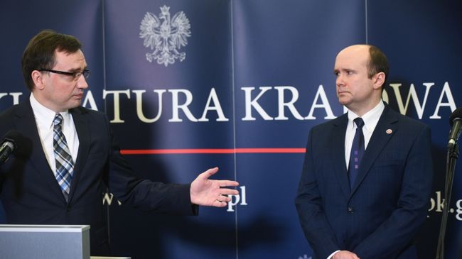 Minister Zbigniew Ziobro i prokurator Bartosz Biernat