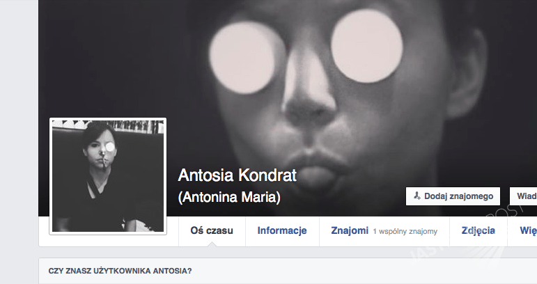 Antonina Kondrat na Facebooku