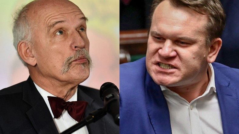 Na razie doszło do ostrej wymiany słów między Januszem Korwinem - Mikke a Dominikiem Tarczyńskim