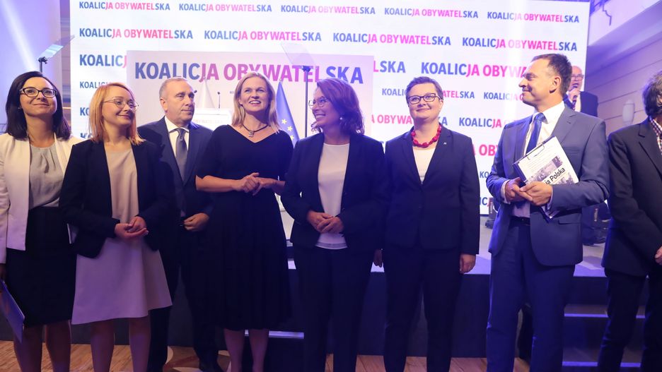 Koalicja Obywatelska zorganizowała sobotnią konwencję wyborczą w Poznaniu