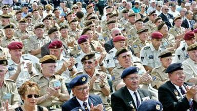 Weterani podczas uroczytsości