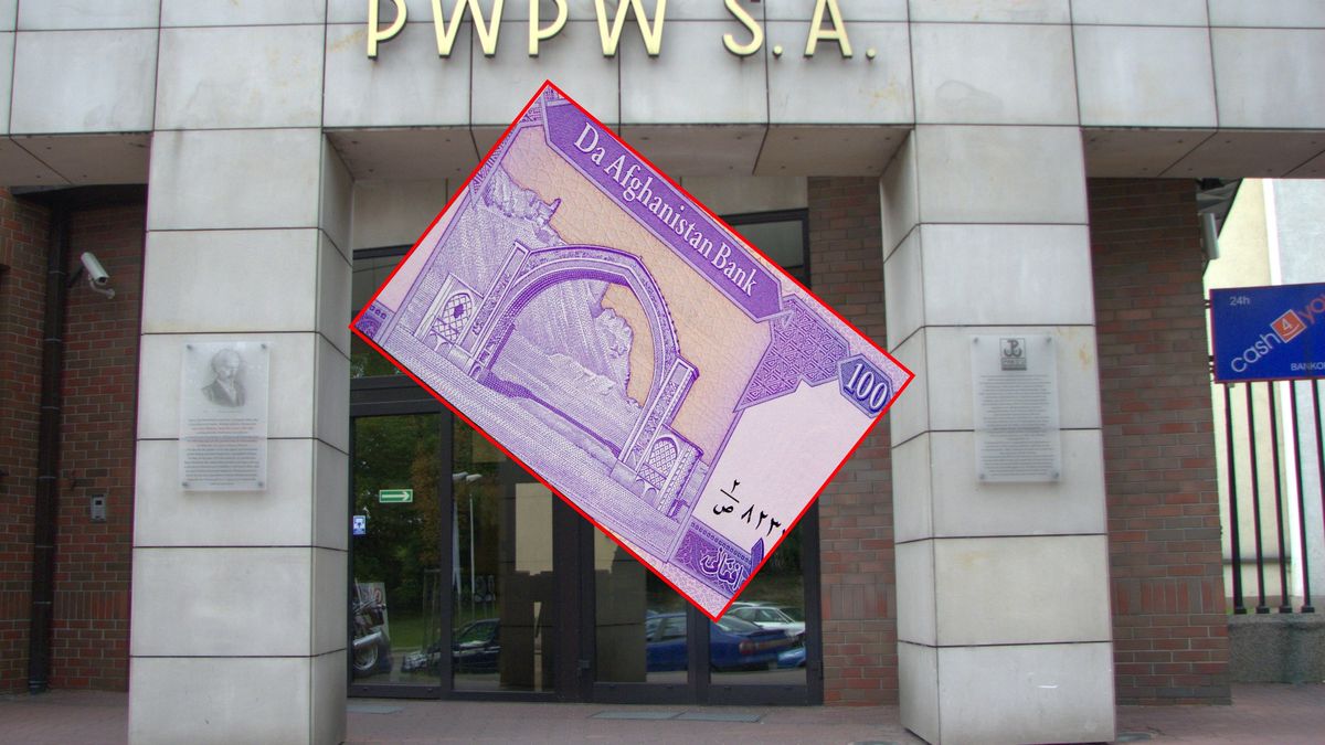 PWPW przygotuje pieniądze dla Afganistanu.