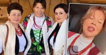 Edyta Górniak owinięta różańcem w procesji wielkanocnej wokół kościoła. Gwiazda z samego rana uczciła zmartwychwstanie Chrystusa