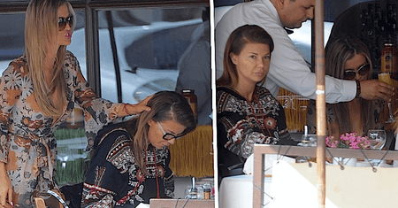 Edyta Górniak i Joanna Krupa na lunchu w Beverly Hills. Towarzyszył im producent najpopularniejszych programów!
