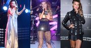 Trzy stylizacje Edyty Górniak na koncercie w Płocku