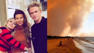 Edyta Górniak BOI SIĘ o los planety przez szalejące w Australii pożary. Za poruszający wpis dziękuje jej... chłopak Miley Cyrus