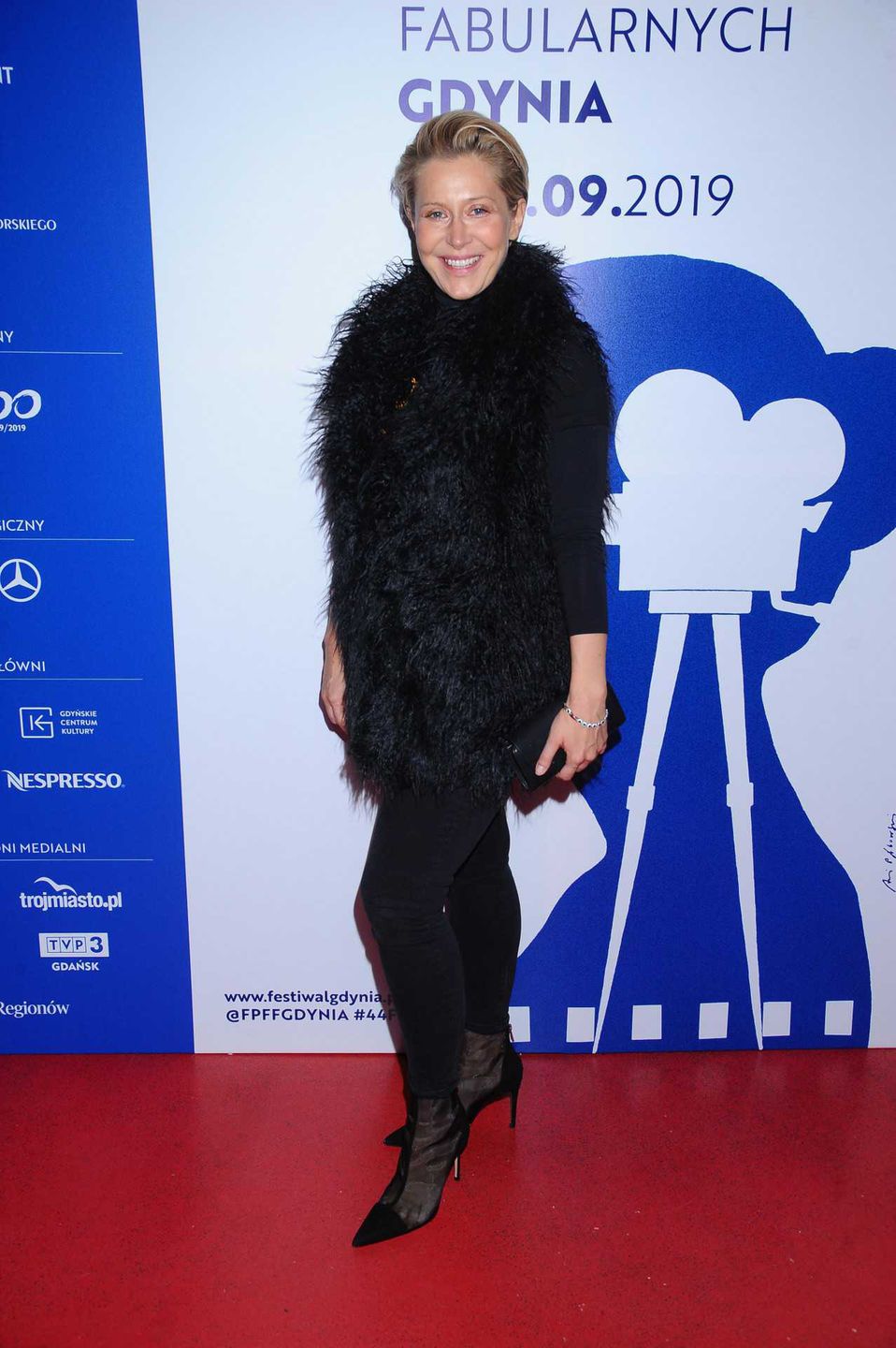 Katarzyna Warnke po porodzie pierwszy raz na salonach. Gdynia 2019