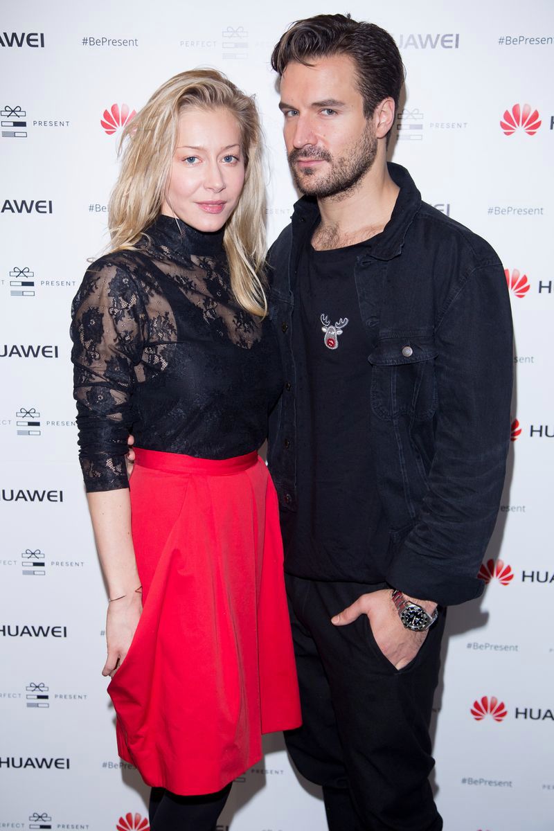 Kasia Warnke i Piotr Stramowski na otwarciu sklepu