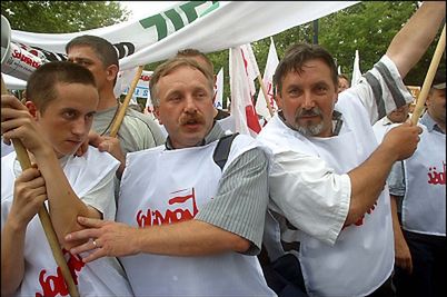 "Solidarność" pod Sejmem w obronie zatrudnionych