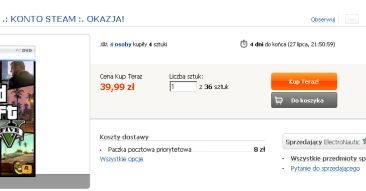 Uwaga na oszustów: Grand Theft Auto 5 pojawiło się na... Allegro [AKTUALIZACJA]