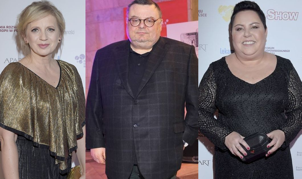 Marzena Rogalska, Wojciech Mann, Dorota Wellman