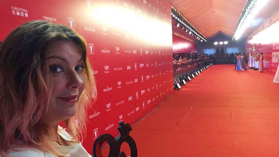 Reżyserka Dorota Kobiela na 20. MFF w Szanghaju, gdzie "Twój Vincent" zdobył nagrodę dla Najlepszego Filmu Animowanego