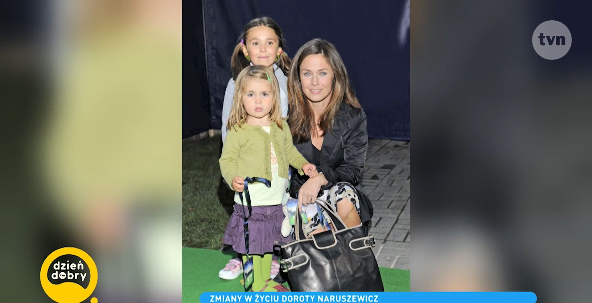 Dorota Naruszewicz z córkami w Dzień Dobry TVN