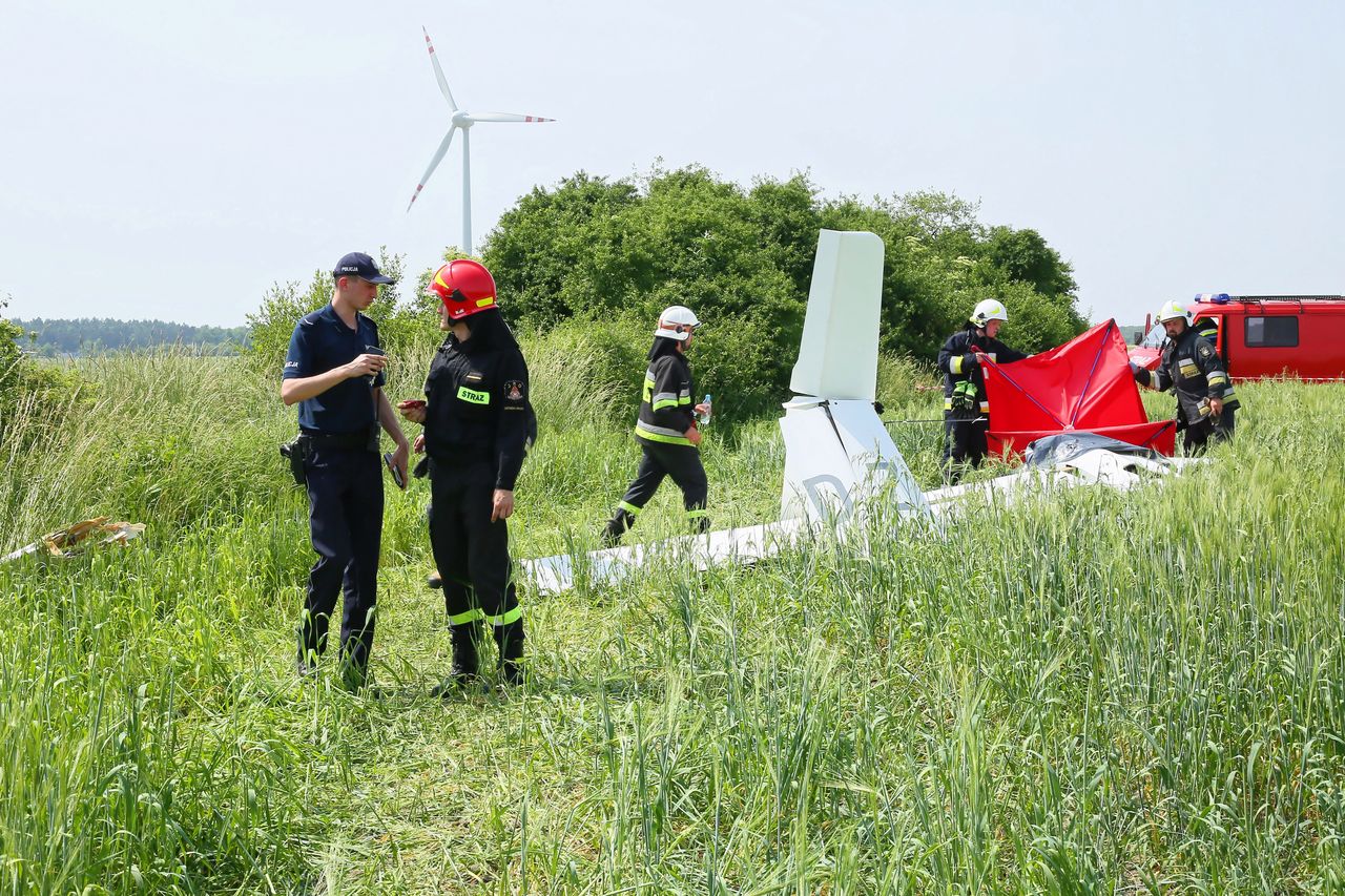 Katastrofa szybowca podczas zawodów lotniczych. Pilot nie żyje