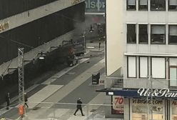 Ciężarówka wjechała w tłum w Sztokholmie. Policja: zatrzymano mężczyznę, który przyznał się do ataku
