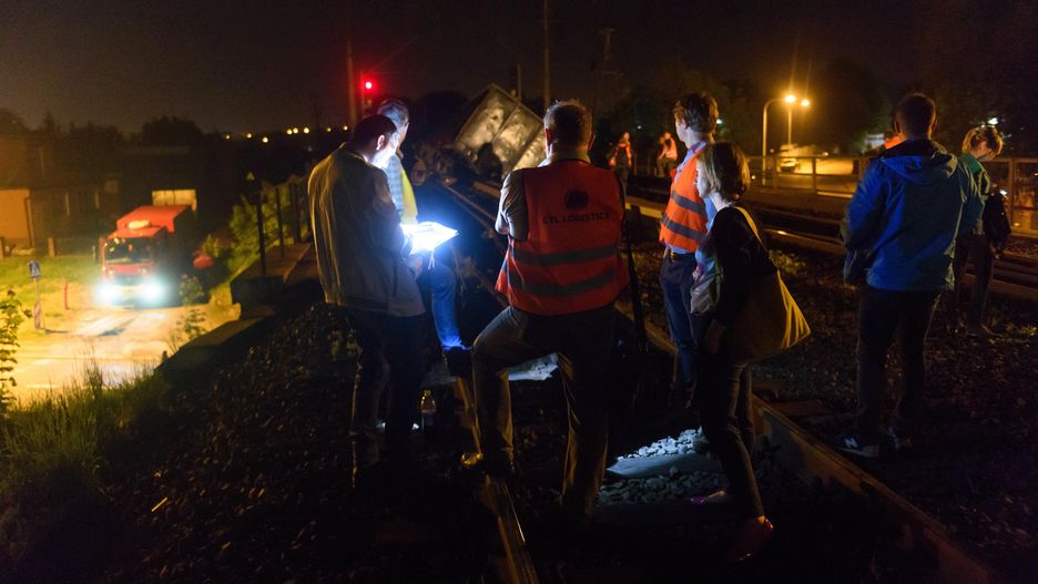 Dolny Śląsk. W pobliżu stacji Malczyce wykoleił się pociąg towarowy (zdj. arch.)